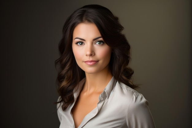 Captivating Business Portrait of a Skilled Professional on a Delicate Lace Background