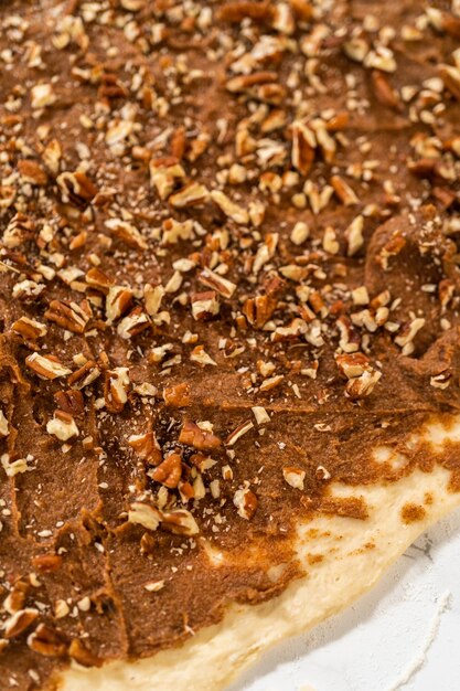 ノイイーストのシナモンロールカップケーキの魅惑的なキャプチャ