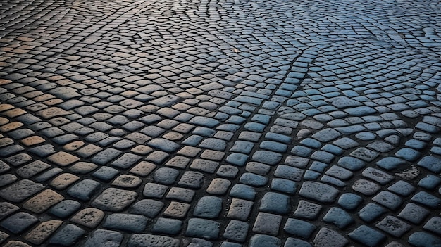 Captivating Cobblestone Texture Generative ai