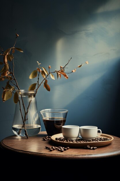 Photo captivating coffee imagery perfect for your coffee shop ai generated