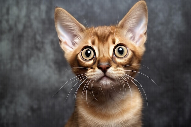 Captivating Curiosity A Playful Spotted Burmese Kitten Posing for the Camera