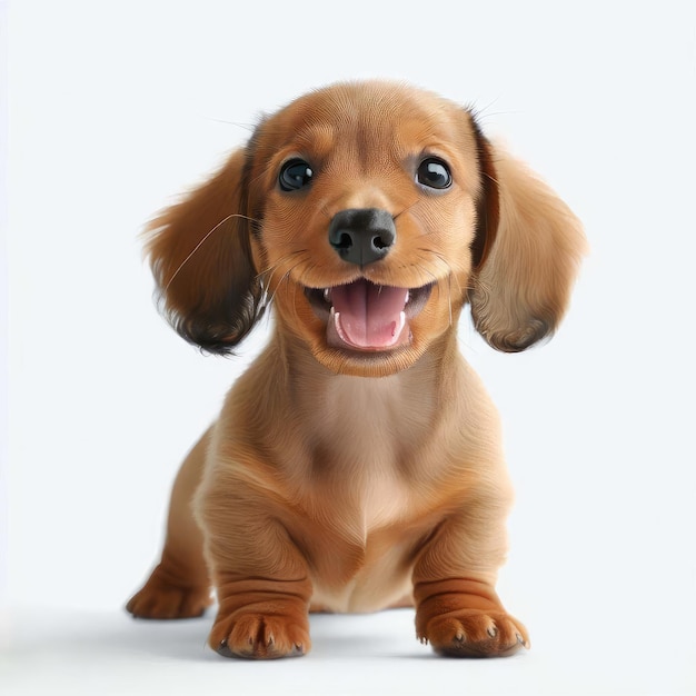 Увлекательный Dachshund Puppyhood Генеративный ИИ