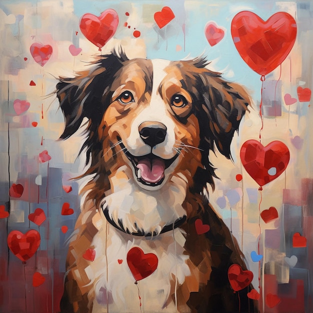 A captivating dog capturing hearts