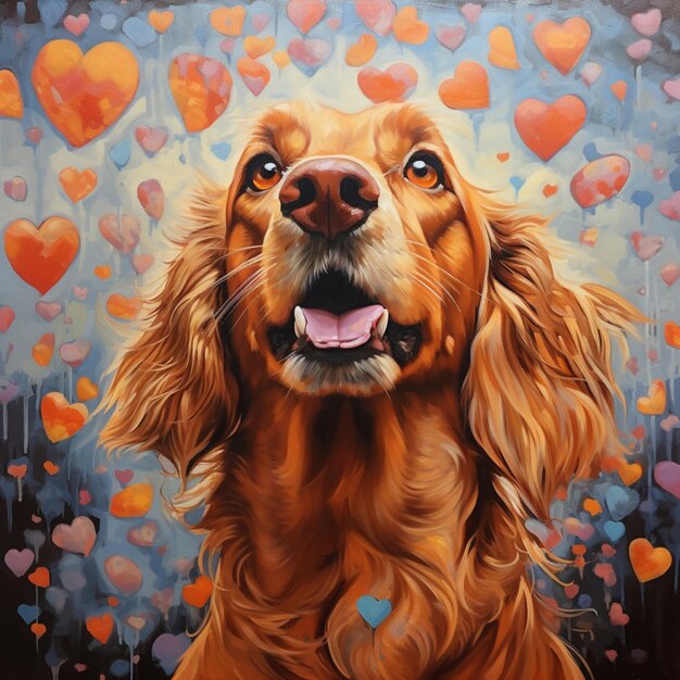 A captivating dog capturing hearts