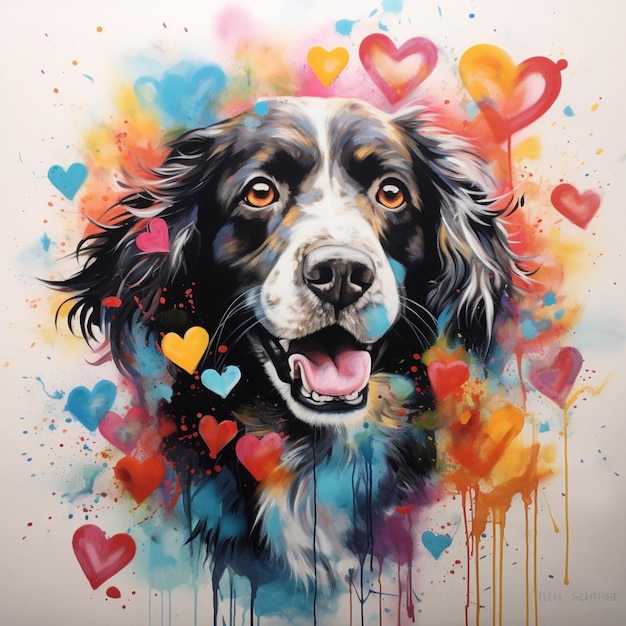 A captivating dog capturing hearts