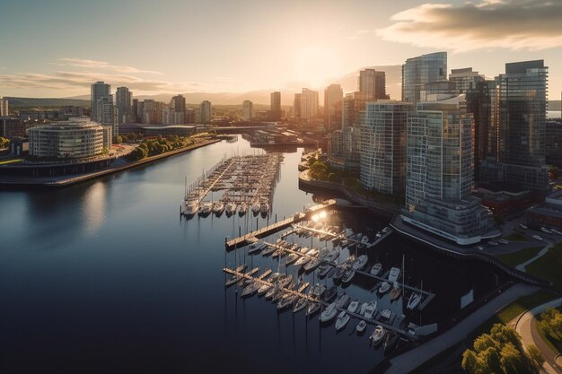 Captivating Drone Shots of Diverse Urban SkylinesxA