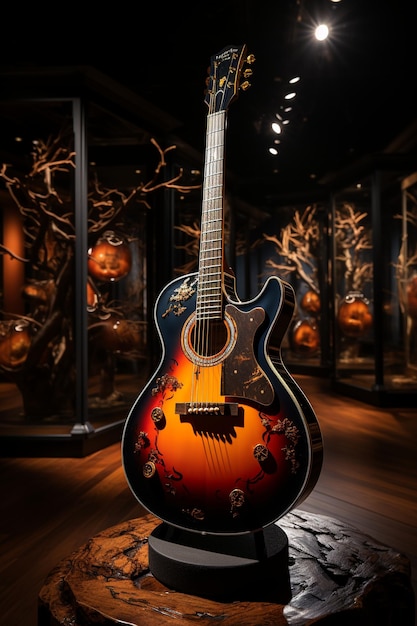 Увлекательная выставка потрясающей гитары в музее
