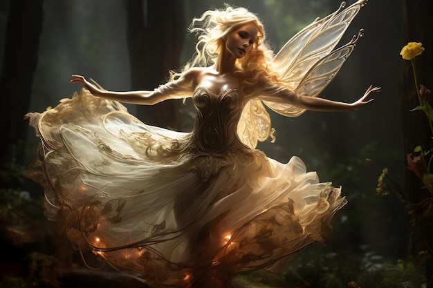 Captivating Fairy39s Dance Generative Ai