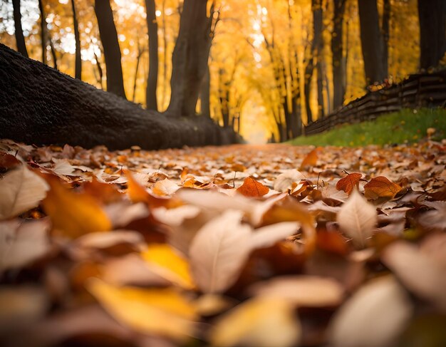 Captivating Falling Leaves