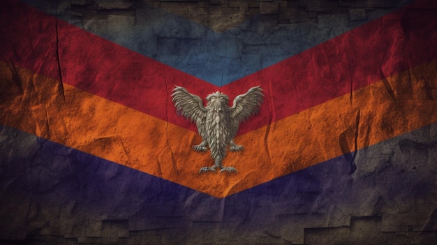 Photo the captivating flag of armenia