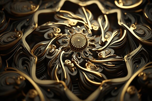 A captivating fractal design with intricate geomet 00029 02