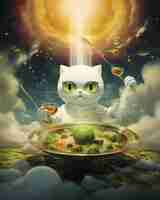 Photo the captivating fusion doraemon's laser vision on sky cd screenshot inspires a mythical gastronomic