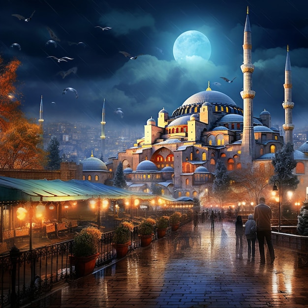 이스탄불 에서 동양 과 서양 문화 의 매혹적 인 융합