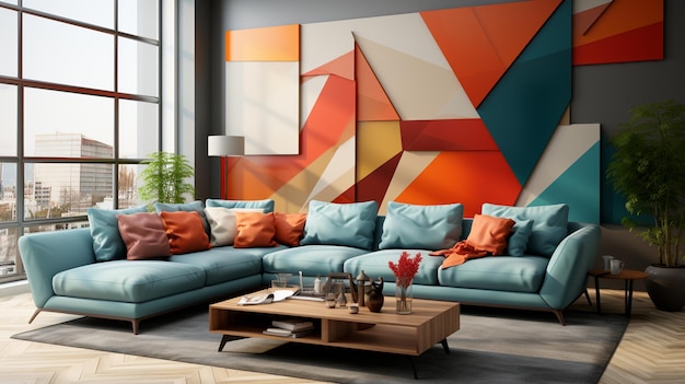 Captivating geometric abstract shades patterns the innovative enchanting stylish design