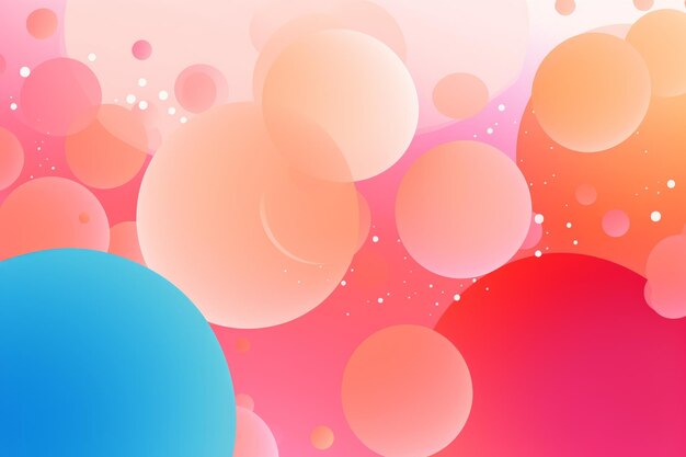 Captivating geometric circle bubbles fluid gradient design template on colorful background ar 32