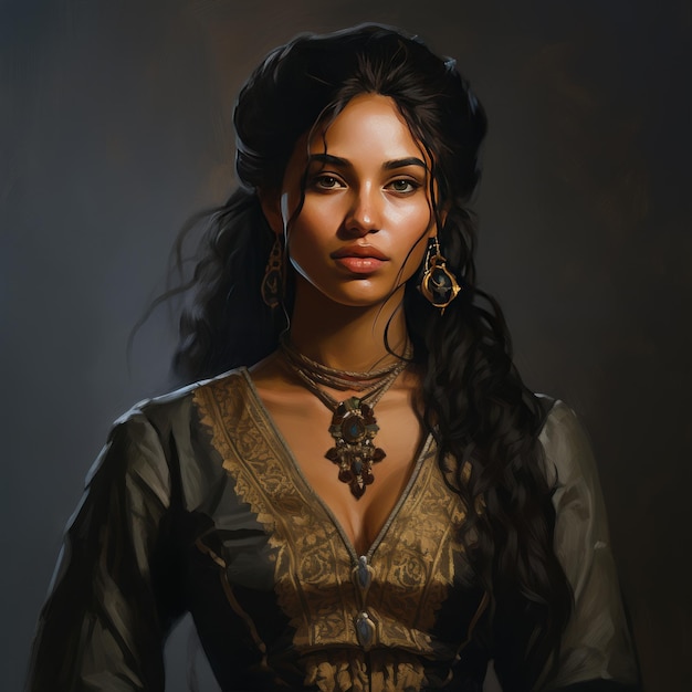 Premium AI Image  The Captivating Illustration of a 17th Century 