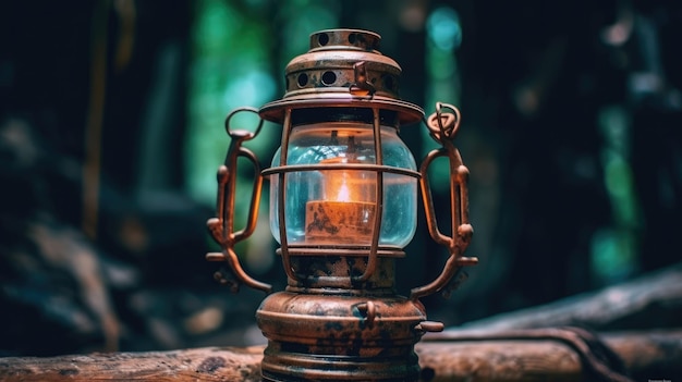 Photo a captivating lantern background