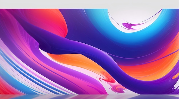 A captivating line art illustration featuring fluid motion lines in a modern abstract design
