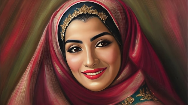 Captivating Modesty Exploring the Allure of the Shy Arabic Woman's Smile