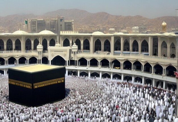 Captivating moments kaaba hajj pilgrimage in mecca umrah and eid aladha celebrations