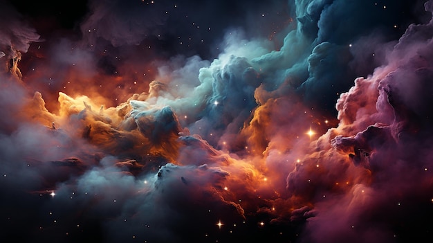 Captivating Nebulae in the Night Sky