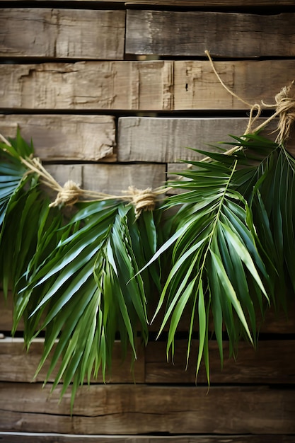 Photo captivating palm sunday photos and christian art celebrating jesus cross and the holy spirit