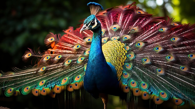 Captivating Peacock