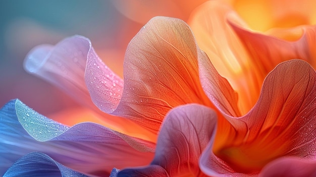 Captivating Petals Mesmerizing Abstract Flower Petal Backdrops