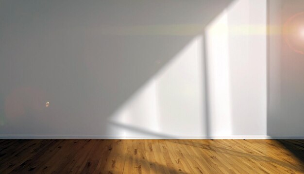 Captivating room interior free photo with a ray of sun on the wall generative ai creates