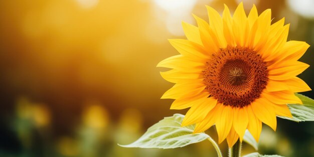 A captivating shot of a beautiful sunflower