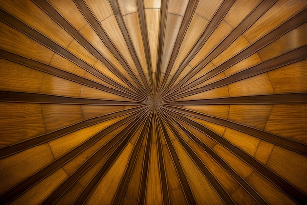 Captivating Sunburst Symmetry on Wood Doors AR 32