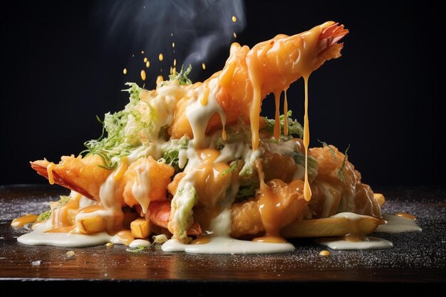 Premium Photo | Captivating Tempura Sensation