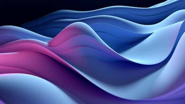 Captivating vibrant digital wave background stunning blue and purple gradient wallpaper