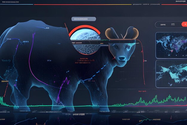 Captivating visual of market trends