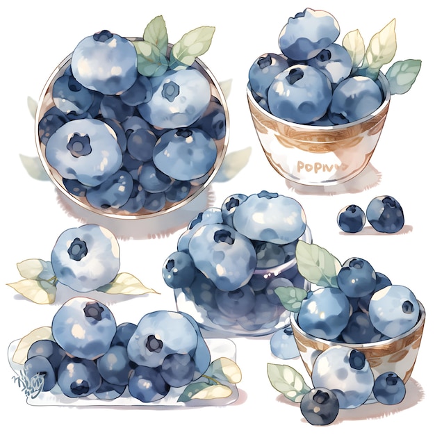 Photo captivating watercolor fruit drawings for a playful and colorful experience