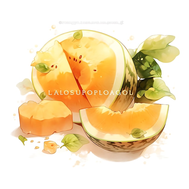 Photo captivating watercolor fruit drawings for a playful and colorful experience