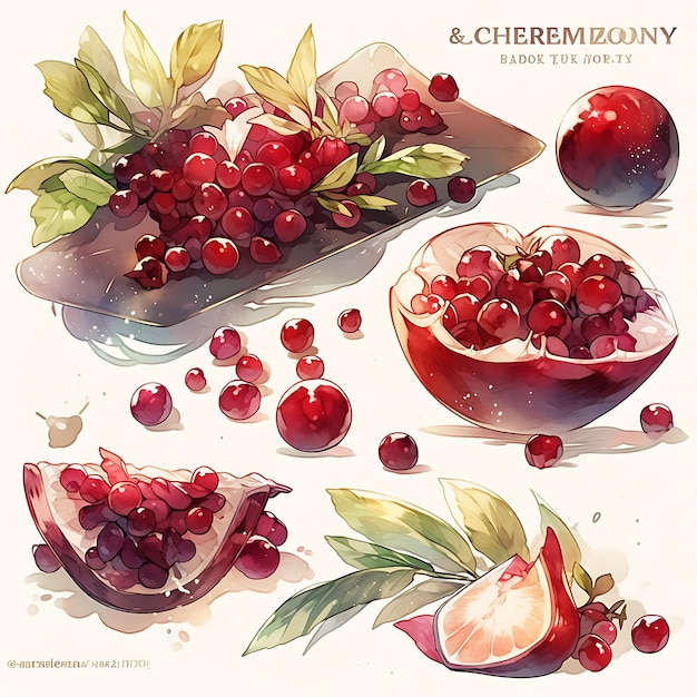 Captivating Watercolor Fruit Drawings for a Playful and Colorful Experience