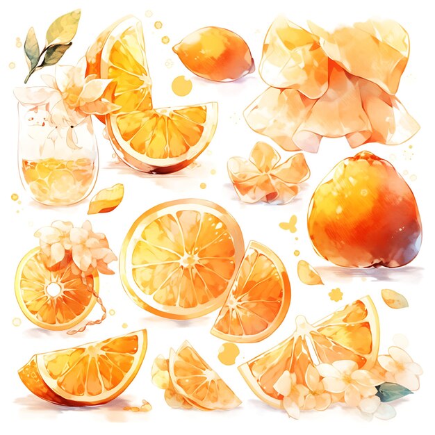 Captivating Watercolor Fruit Drawings for a Playful and Colorful Experience