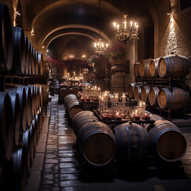 Captivating wine cellar photography explore the elegance