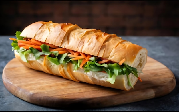 Banh Mi 베트남의 본질을 입맛있는 음식 사진으로 포착하세요.