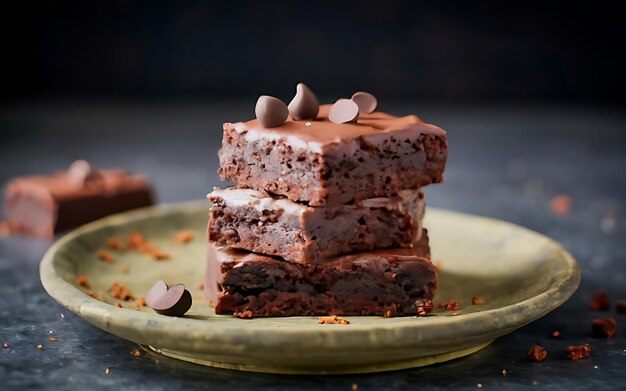 Capture the essence of Brownie in a mouthwatering food photography shot