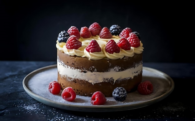 Capture the essence of Cake in a mouthwatering food photography shot