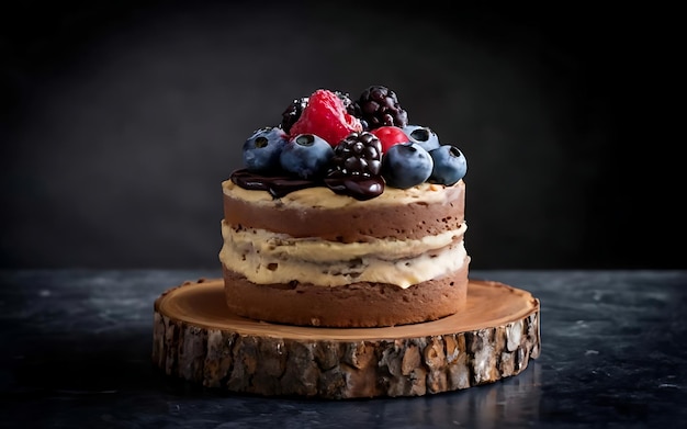 Capture the essence of Cake in a mouthwatering food photography shot