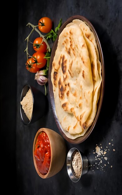 Capture the essence of Chapati in a mouthwatering food photography shot