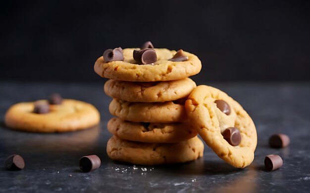 Capture the essence of Cookies in a mouthwatering food photography shot