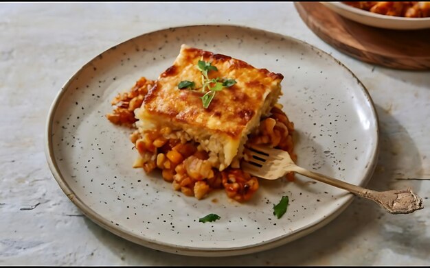 Capture the essence of Cottage Pie in a mouthwatering food photography shot