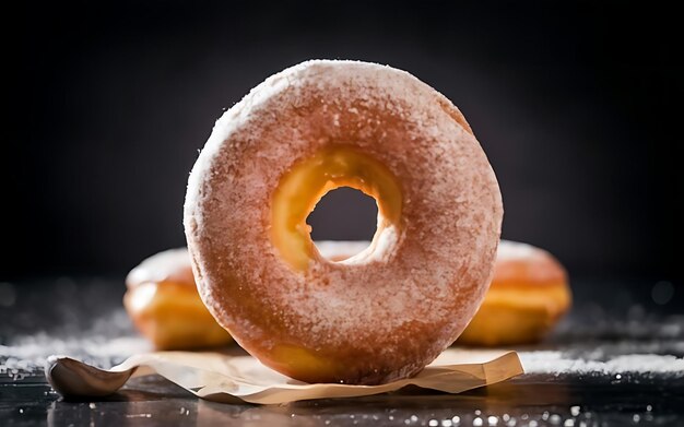 Capture the essence of Donuts in a mouthwatering food photography shot
