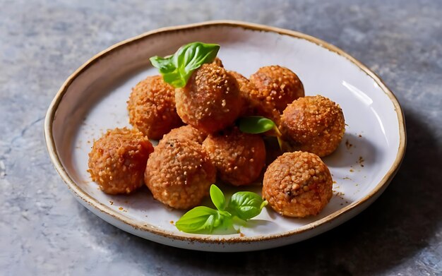 Capture the essence of Kibbeh in a mouthwatering food photography shot