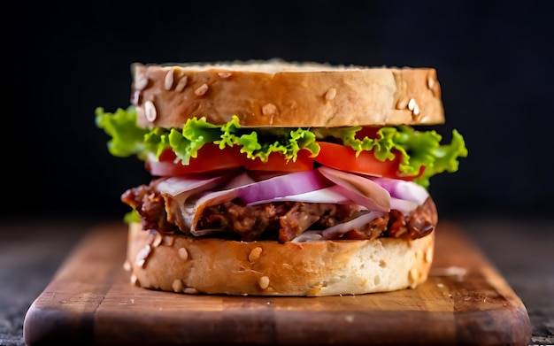 Photo capture the essence of lomito in a mouthwatering food photography shot