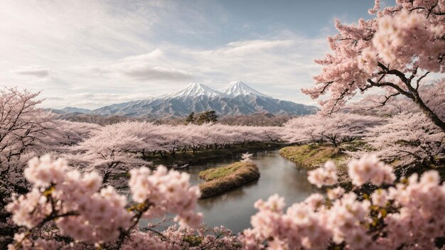 Capture the essence of springtime magic with your lens as you showcase the delicate beauty of Japane